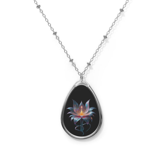Neptunian Essence Oval Necklace